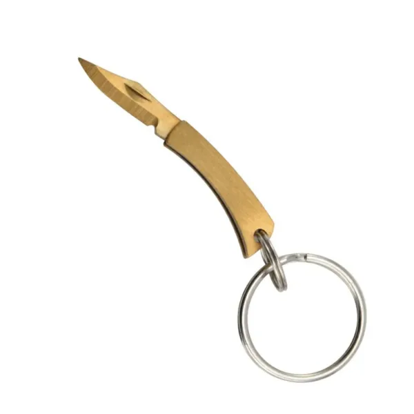 Mini Folding Stainless Steel Keychain Knife - Image 8