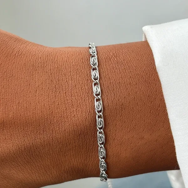 Sleek Stainless Steel Chain Bracelet for Women