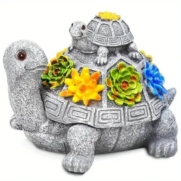 Cute Turtle Resin Smokeless Ashtray with Lid - Image 7