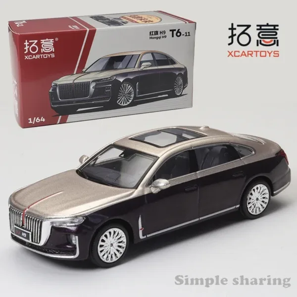 1/64 Hongqi H7 H9 E-HS9 Diecast Car Model - Image 2