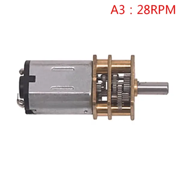 DC Gear Motor with Metal Gearbox Options - Image 9