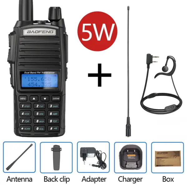 Baofeng UV-82 Dual PTT Walkie Talkie 8W - Image 10