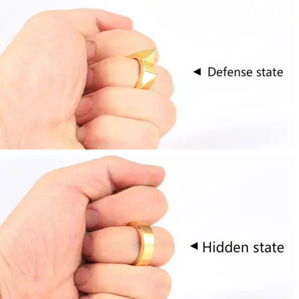 Multifunctional Self-Defense Brass Knuckles Ring - Image 3