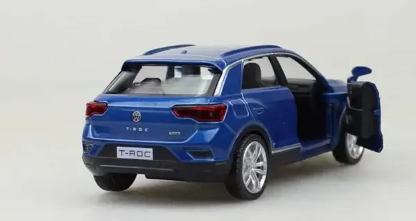 1:36 Volkswagen T-Roc Alloy Model Toy Car - Image 4