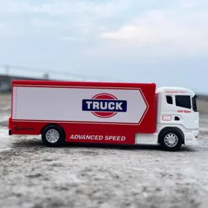 1:64 Alloy Container Trailer Car Model
