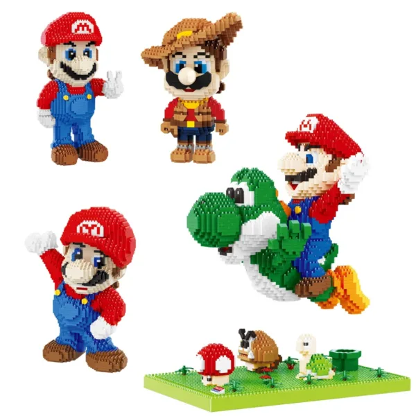 Super Mario Micro Building Blocks Toy Set