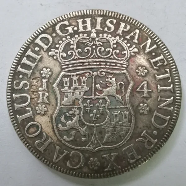 Bolivia 4 Reales Coin Copy Multiple Dates - Image 3