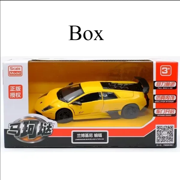 1:36 Scale Lamborghini Murcielago Diecast Model - Image 6