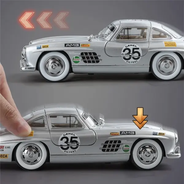 1:24 Scale Alloy Mercedes Benz 300SL Model - Image 6