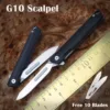 G10 Multi-Function Folding Knife with Blades