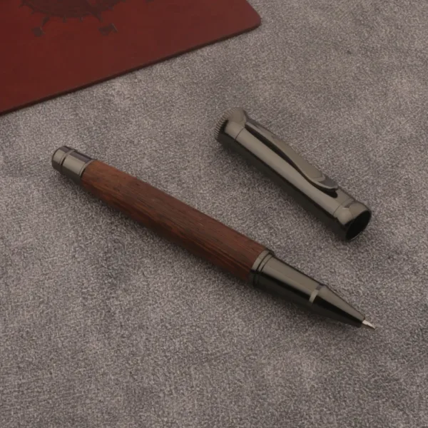 Wenge Wooden 0.5mm Ballpoint Pen - Image 2