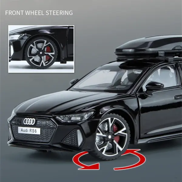 1/32 Audi RS6 Avant Diecast Model Car - Image 4