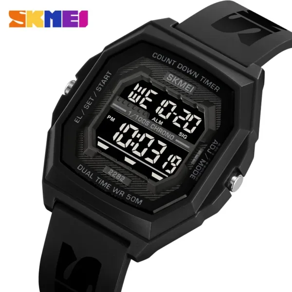 Digital Waterproof Sports Watch for Men and Women - Image 2