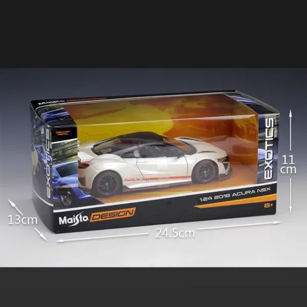 Honda Acura NSX 1:24 Diecast Model Car - Image 6