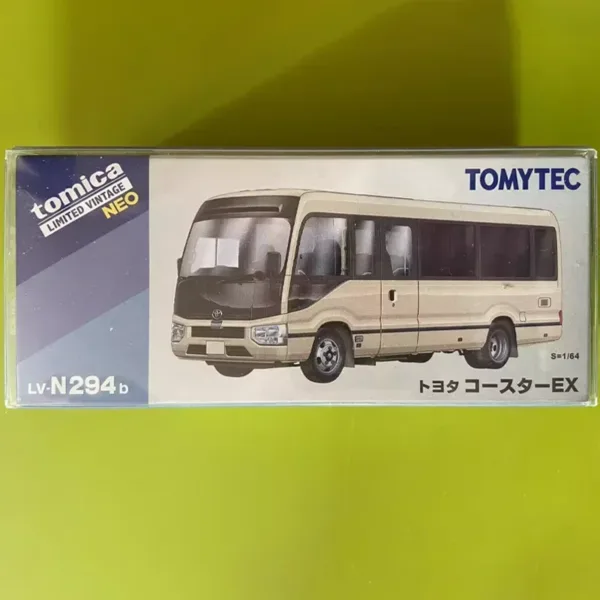 Toyota Coaster EX Beige 1/64 Diecast Model - Image 6