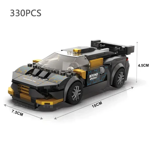 City Speed Champion Racing Car Building Blocks - Image 12