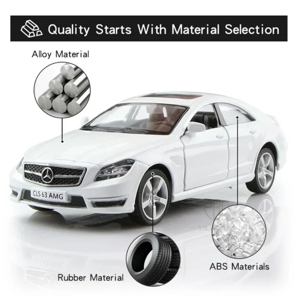 1:36 Mercedes-Benz CLS 63 AMG Diecast Model - Image 3