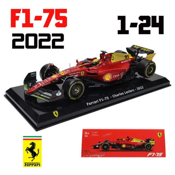 Bburago 1:24 Ferrari F1 Diecast Car Model