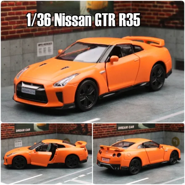 1/36 Nissan Skyline GTR R34 Diecast Model Car - Image 16