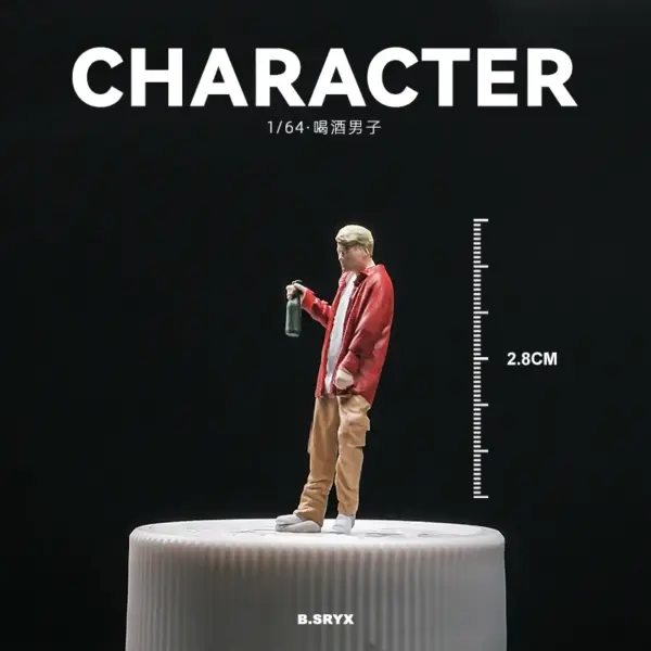 1/64 Scale Miniature Male Figurine Model - Image 14