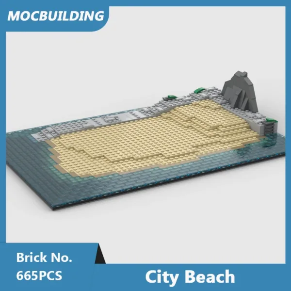 City Beach Building Blocks Set 665PCS