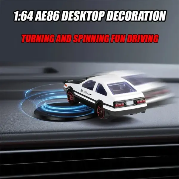 1:64 AE86 Drift Car Model Decorative Toy