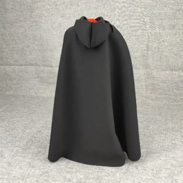 1:6 Scale Black Hooded Cloak for Action Figures - Image 6