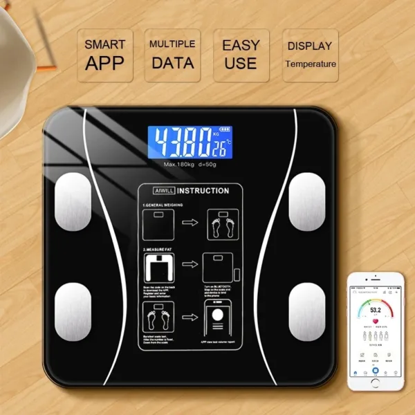 Smart Wireless Body Fat Scale with App - Image 8