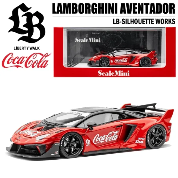 1/64 Lamborghini Aventador Diecast Toy Model