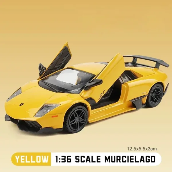 1:36 Scale Lamborghini Murcielago Diecast Model - Image 10