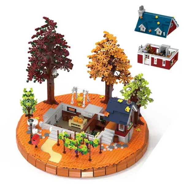 3755PCS Autumn Winery House Building Blocks - Image 2