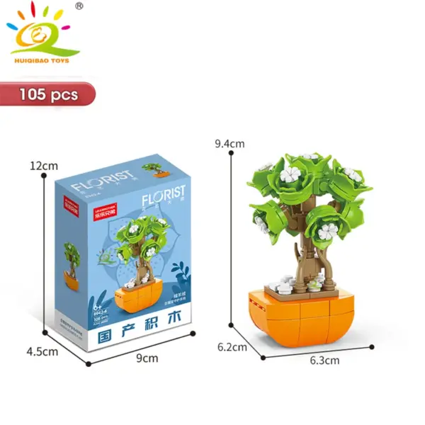 DIY Flower Succulent Building Blocks Set - Image 13