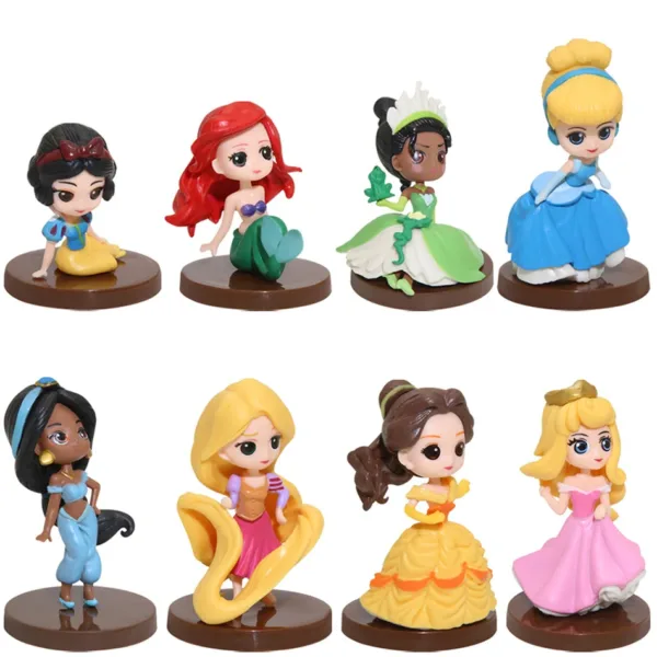 8pcs Disney Princess Action Figures Set - Image 7