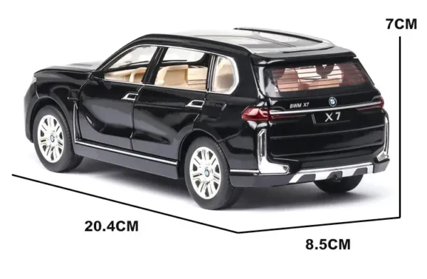 1:24 BMW X7 XM Alloy Diecast Car Model - Image 3