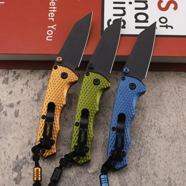 Folding Blade Knife with Aluminum Handle - Image 2