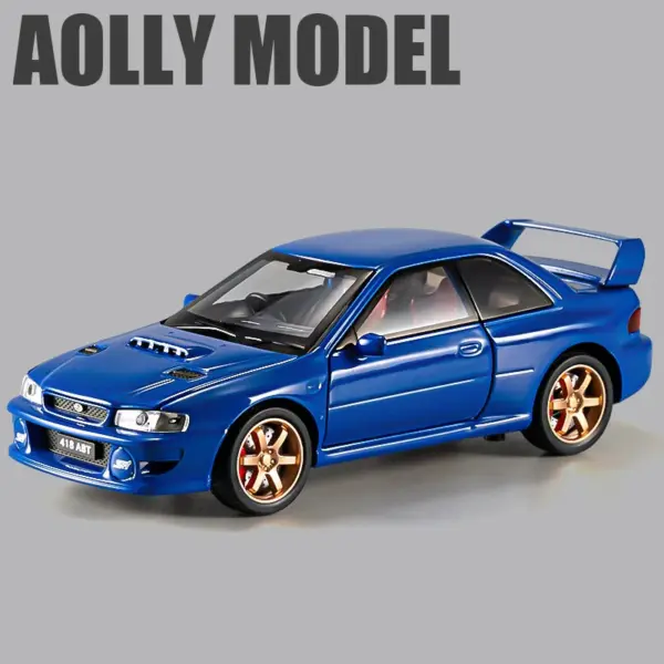 1:32 Subaru Impreza WRX STI Diecast Car Model - Image 9