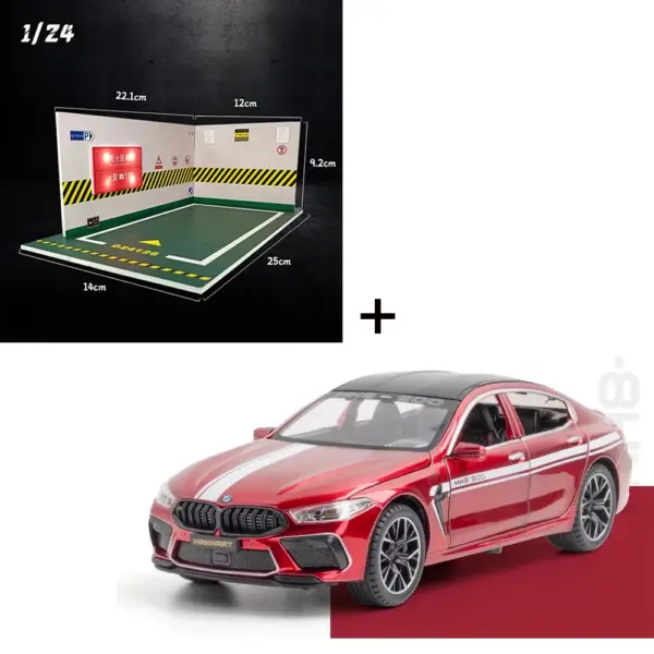 1:24 M8 MH8-800 Diecast Car Toy Model - Image 11