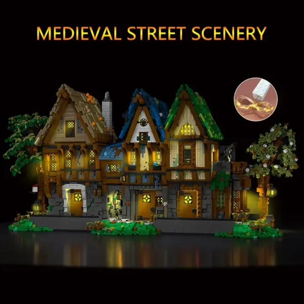 Medieval Blacksmith Shop Building Blocks Set - Image 3