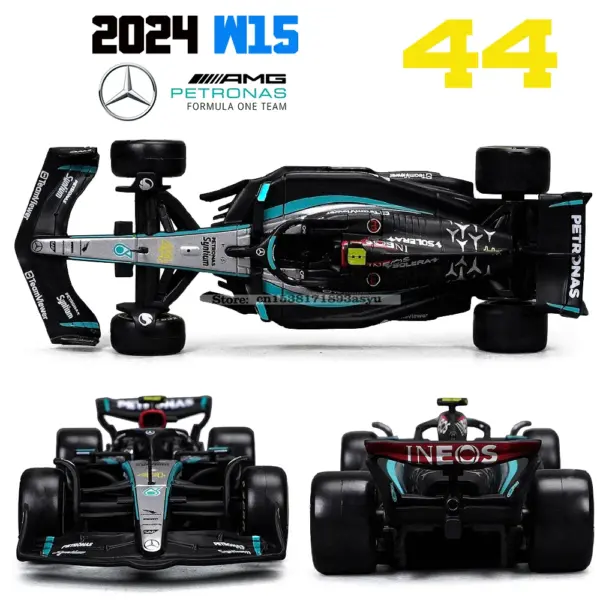 Bburago 1:43 Mercedes-AMG F1 Diecast Model - Image 3