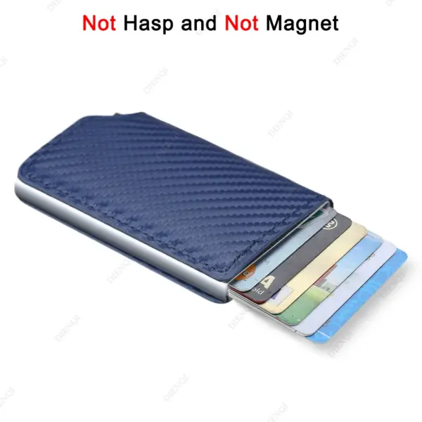 RFID Carbon Fiber Slim Wallet for Men - Image 14