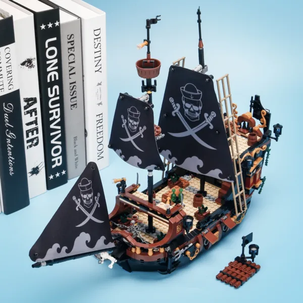 1328PCS Pirate Ship Building Blocks Set - Image 2