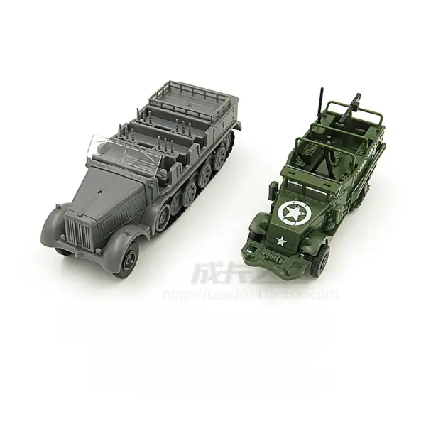 1/72 M3 Half-track Military Vehicle Model Kit - Image 4