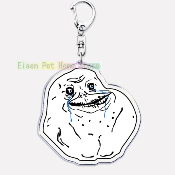 TrollFace Keychain for Bags and Accessories - Image 45