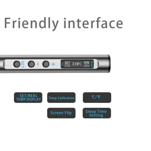 Portable T12 Electric Soldering Iron 65W - Image 5