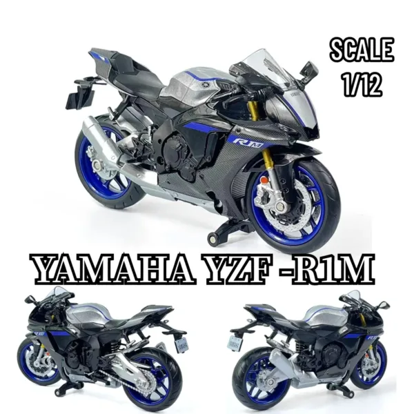 1:12 Scale YAMAHA YZF-R1M Motorcycle Model - Image 16