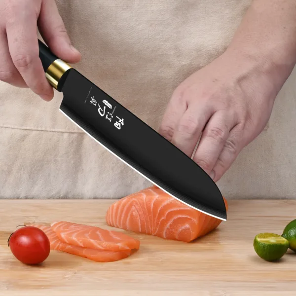 Stainless Steel Chef Knife Set for Home Use - Image 5