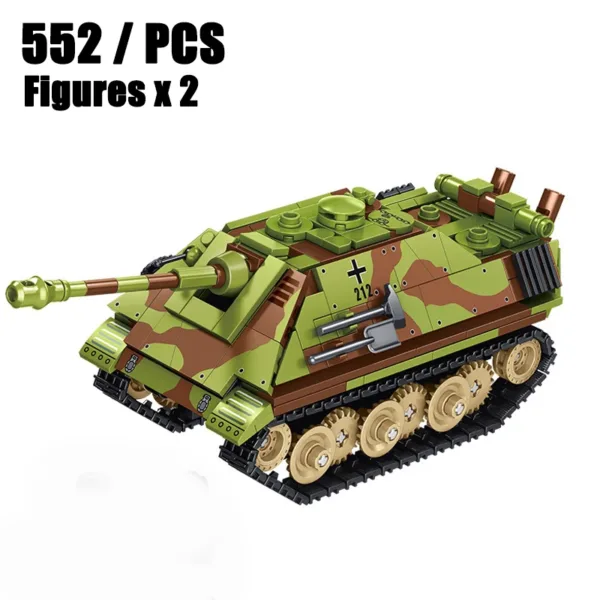 WW2 Germany Jagdpanther G1 Tank Building Set - Image 7