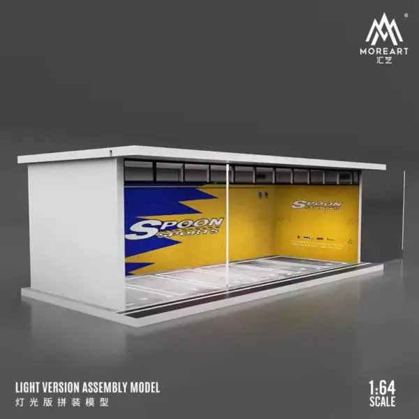 1:64 Scale Diorama Car Garage Model - Image 9