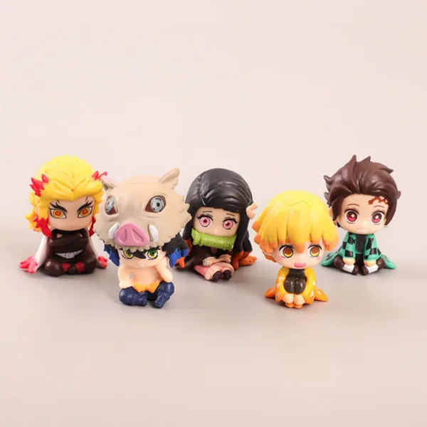 Demon Slayer Ghost Dolls Set of 10 Figures - Image 5