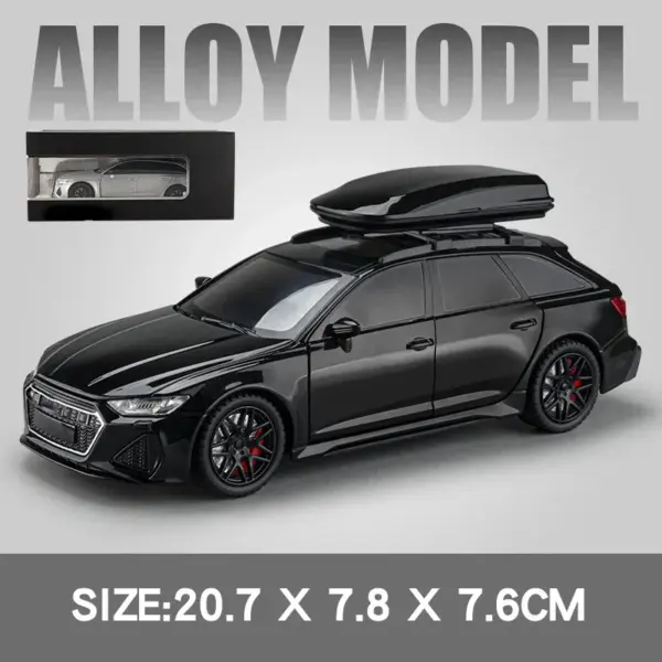 1/24 Audi RS6 Diecast Model Car with Sound - Image 12